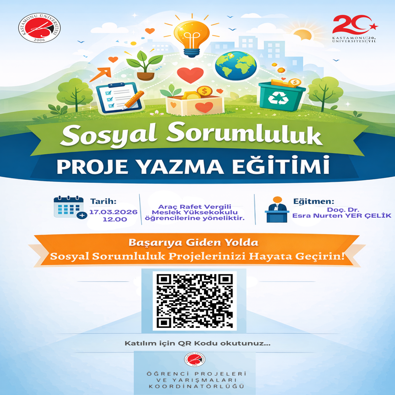 Araç Rafet Vergili MYO Öğrencilerine Yönelik Proje Yazma Eğitimi
